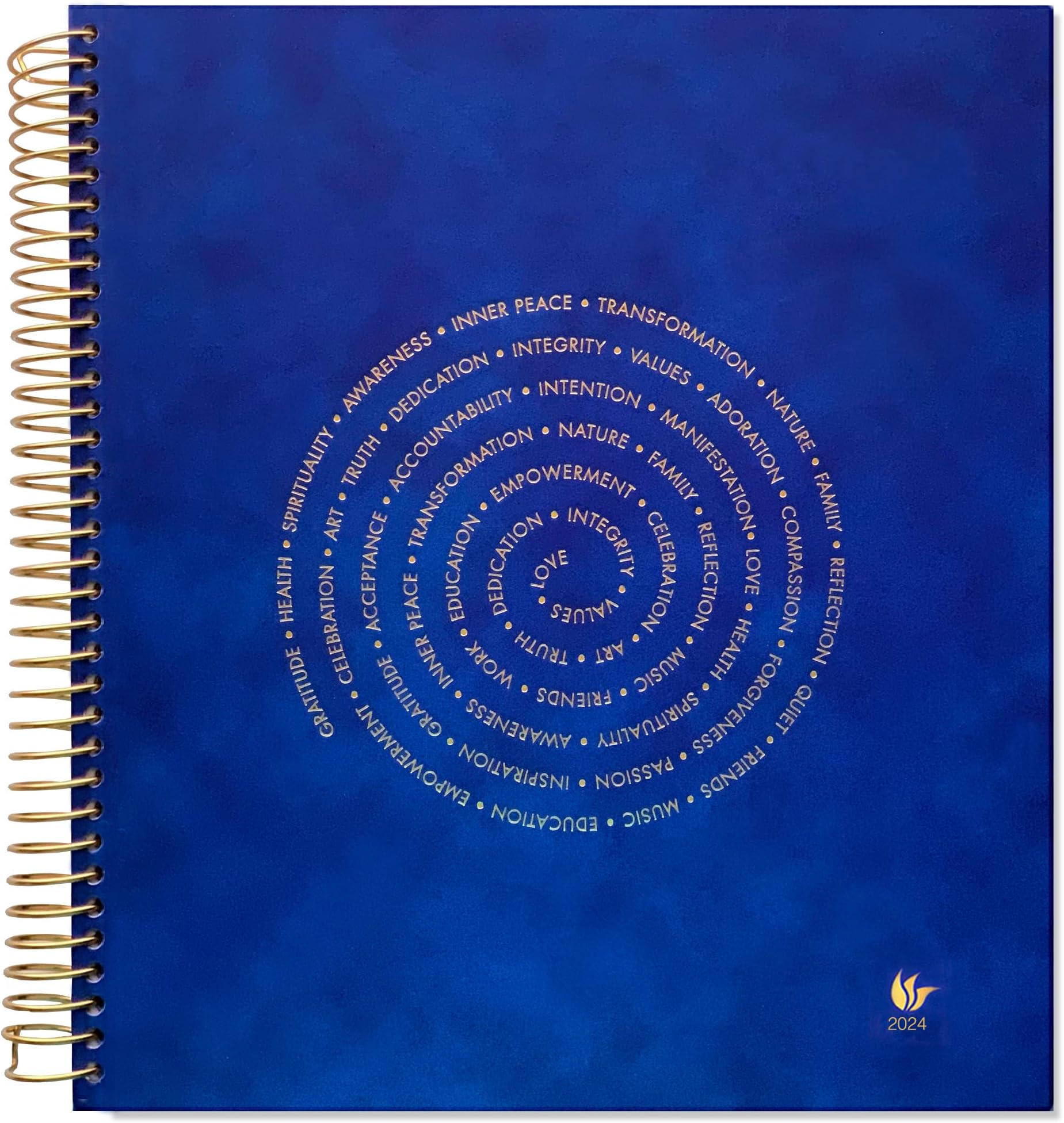 InnerGuide 2024 Planner (Jan - Dec) Weekly Monthly Organizer - 8” x 9” - Dated Hardcover