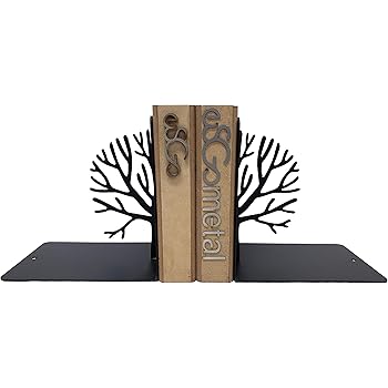 Vosarea 1 Par Sujetalibros Metálicos Diseño de Torre Eiffel Sujetalibros Decorativos Soporte para Libros Adornos Torre Eiffel para Hogar Oficina Oficina y papelería Material de oficina