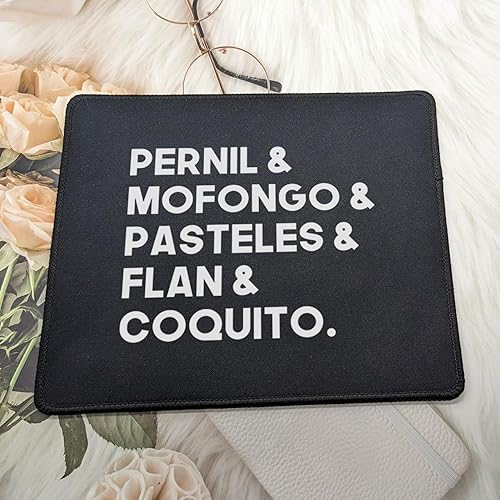 Miniatura 3 de Divertida alfombrilla para mouse de comida de Puerto Rico, regalo para amigos, compañeros de trabajo, alfombrilla de mouse de computadora de 9.5