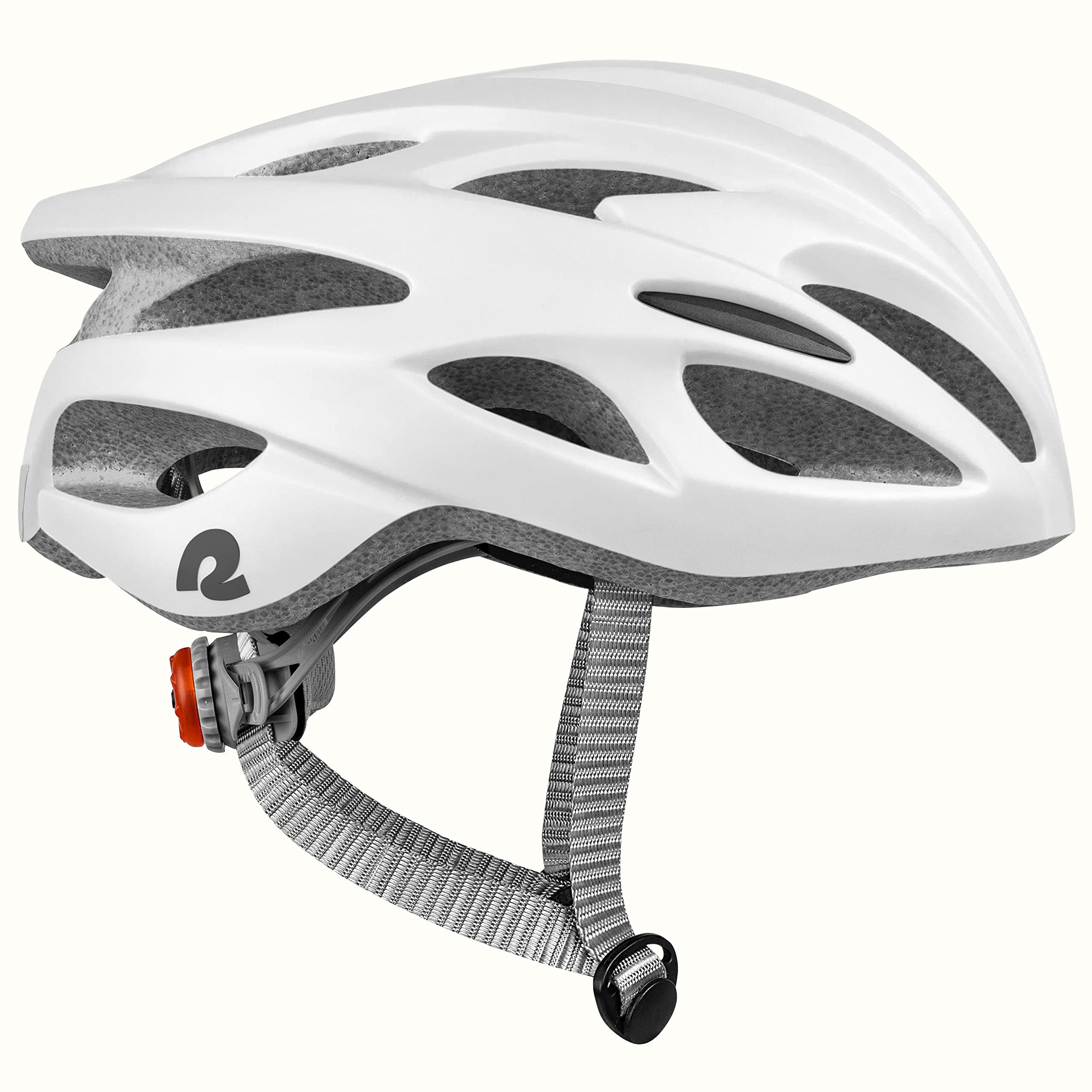 Retrospec Bike-Helmets Retrospec Silas Adult Bike Helmet with Light for Men & Women