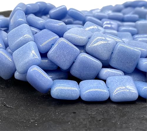 Miniatura 10 de ABCGEMS - Cuentas de aragonita mexicana que brillan en la oscuridad calcita de cueva extremadamente rara piedra de energía de chakra de cristal