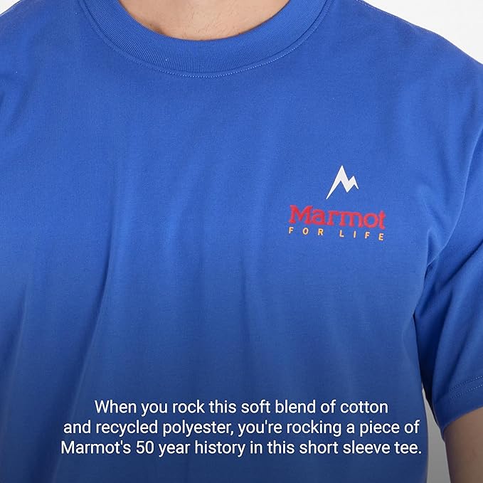 Mammut Hombre MARMOT For Life Playera De Manga Corta Para Hombre