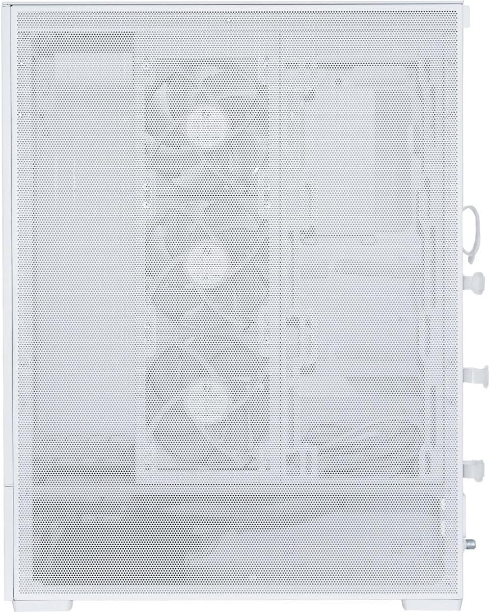 Lian-Li SUP01 RGB Tempered Glass ATX Small Tower Computer Case, White