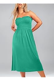 Amazon.co.uk: Green Strapless Dress Amazon.co.uk: Green Strapless Dress