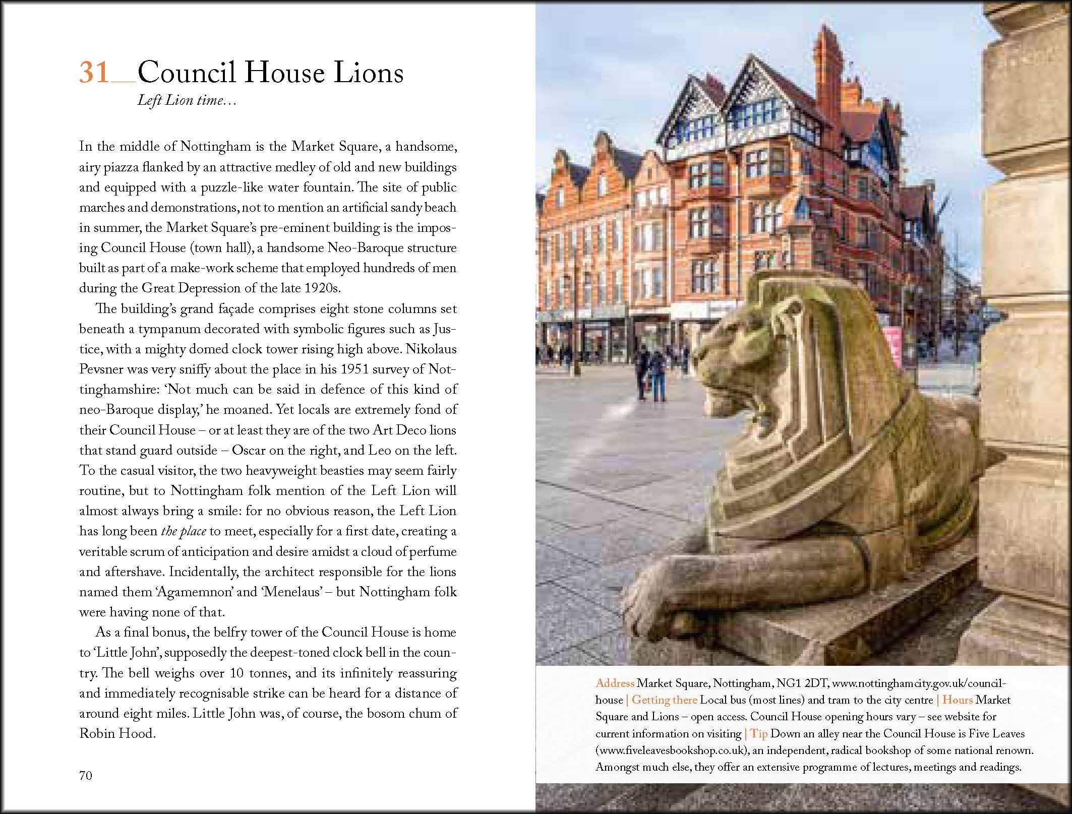 111 Places in Nottingham That You Shouldn't Miss: Travel Guide