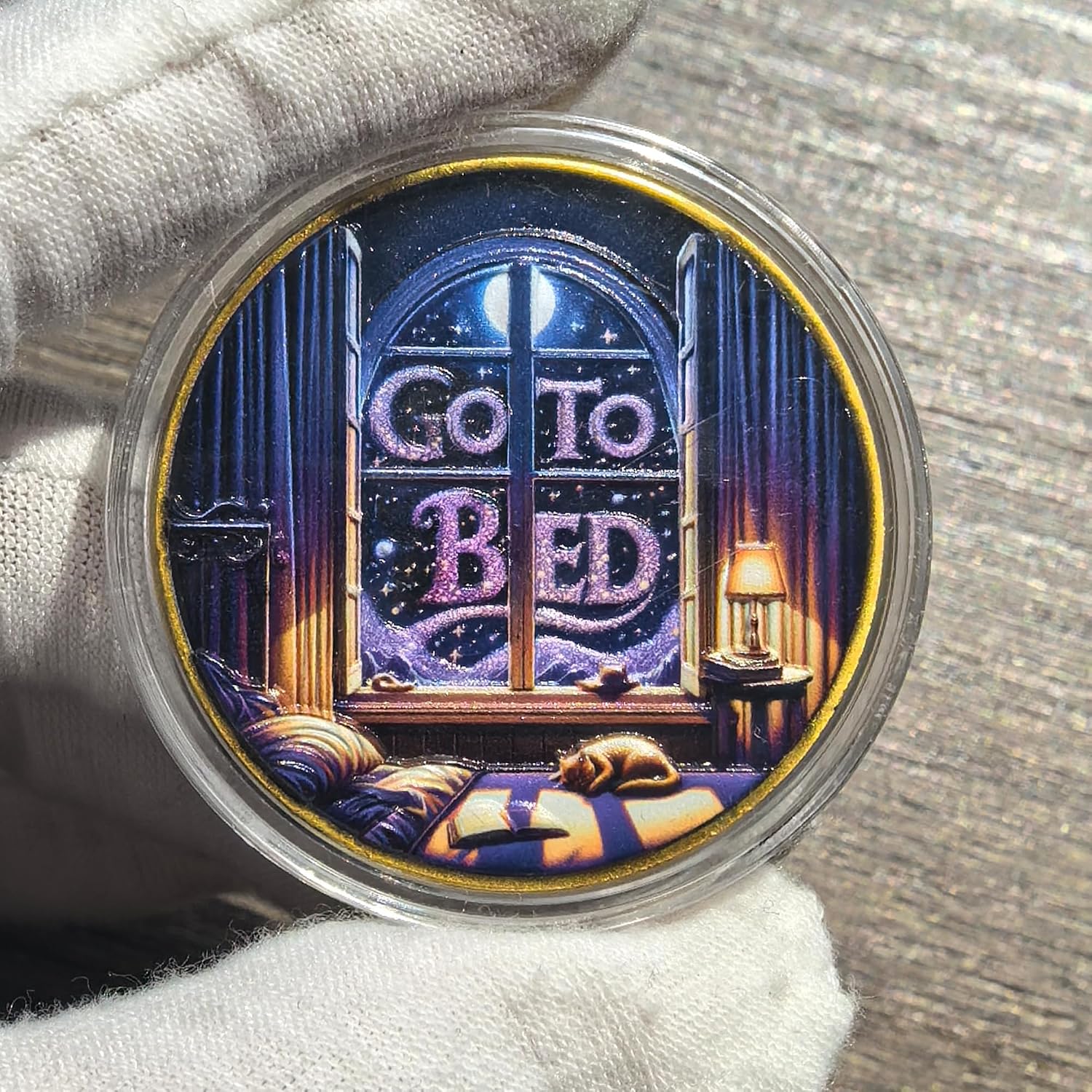 One More Chapter and Go to Bed Decision Maker Coin - Perfect for Book Lovers and Night Owls (Pack of 3)
