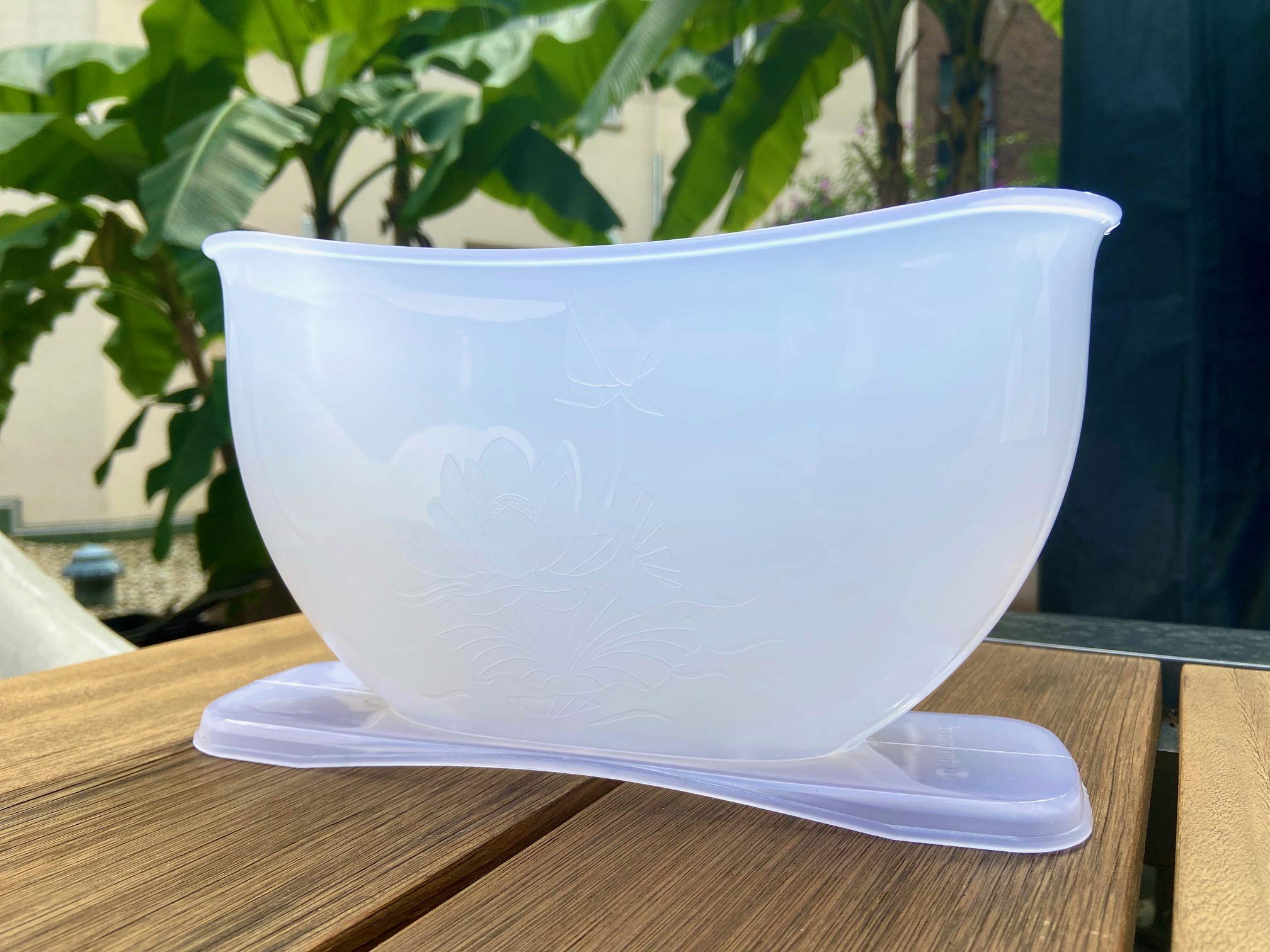 Vinh Truong Reipapierschale Schale zum Wässern von Reispapier mit 3 Kammern/Rice Paper Water Bowl