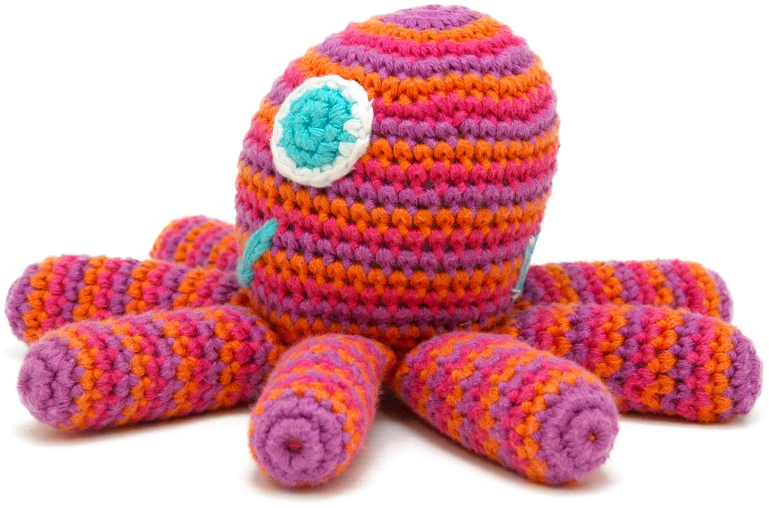Pebble Pink Octopus Rattle, 1 EA