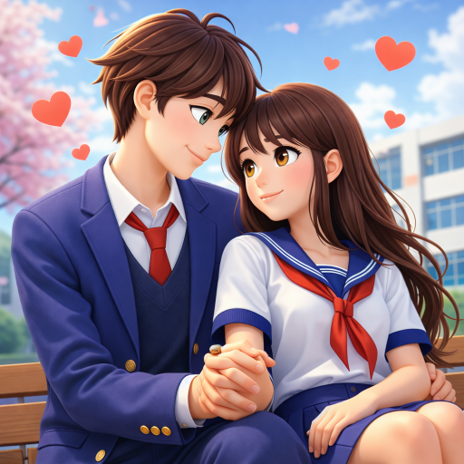Sakura Anime Girls High School Simulator 3D: Virtual Love Story Games