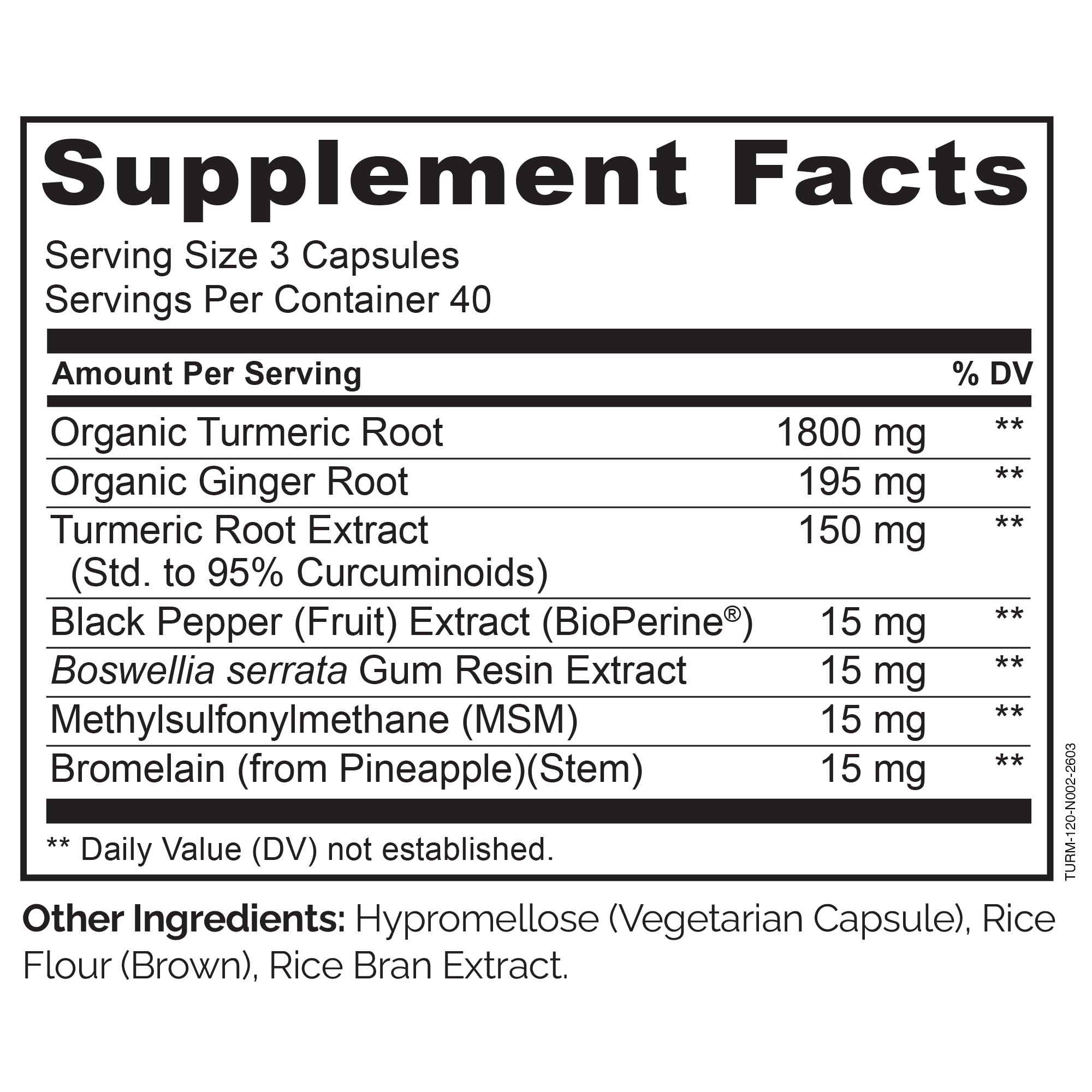 NATURELO Turmeric Curcumin Supplement with BioPerine, 120 Vegan Capsules — Amazon image 3
