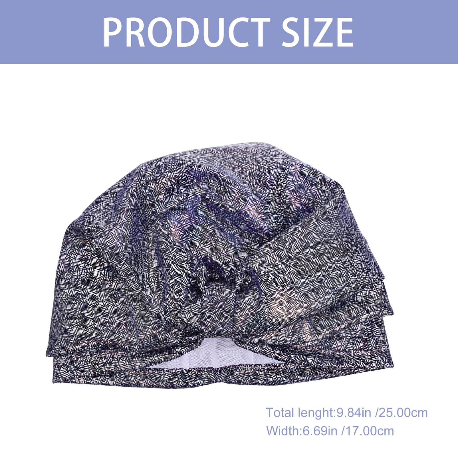 Hemobllo Gorro De Natación para Mujer Cabello Largo, Tejido De Nailon Ligero, Diseño Grande y Elasticidad Alta, Protector, Cómodo para Nadar y Actividades Acuáticas