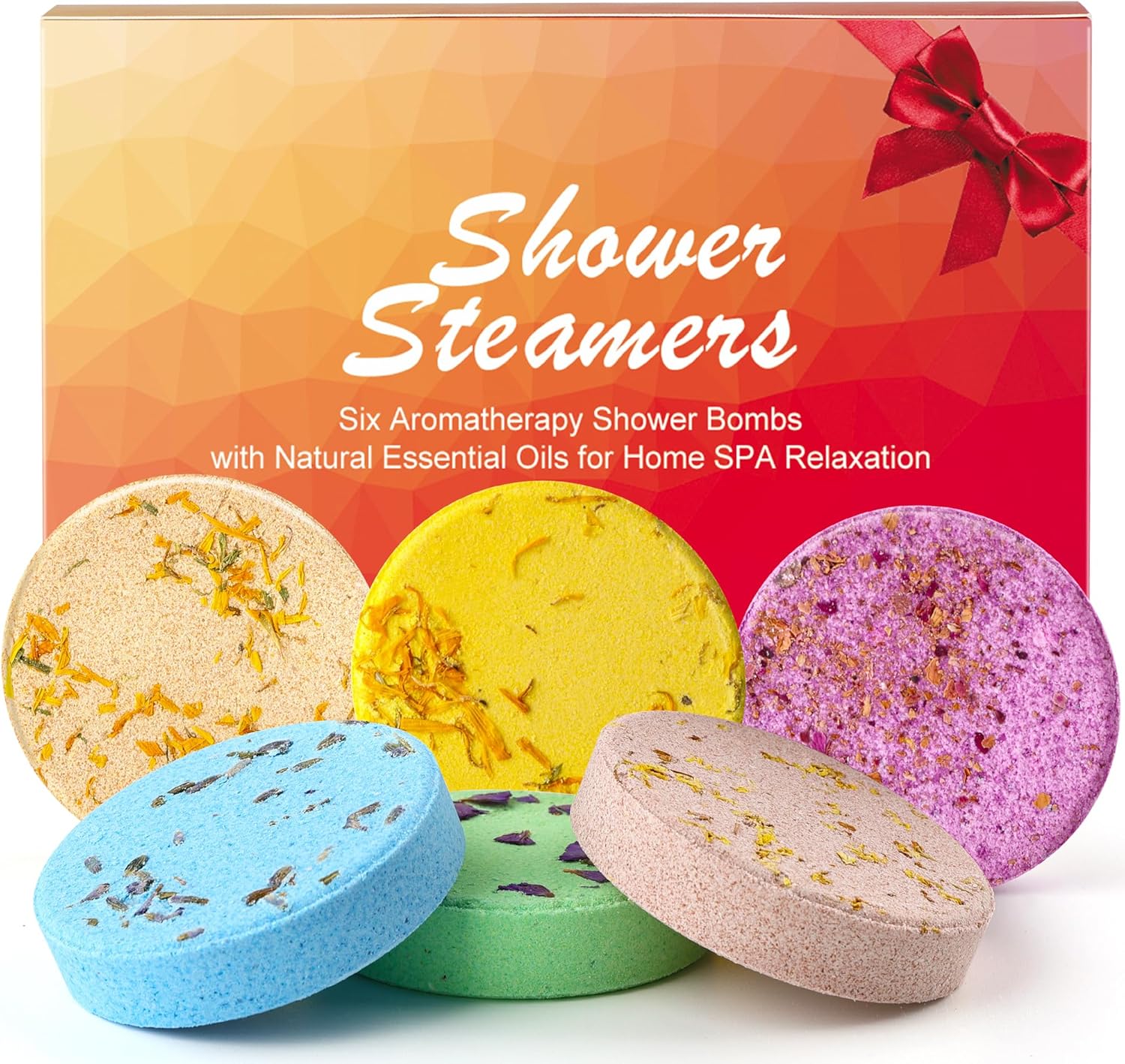 Amazon.com: Mom's Gift Shower Steamers, 6pcs Shower Bath Bombs with ...