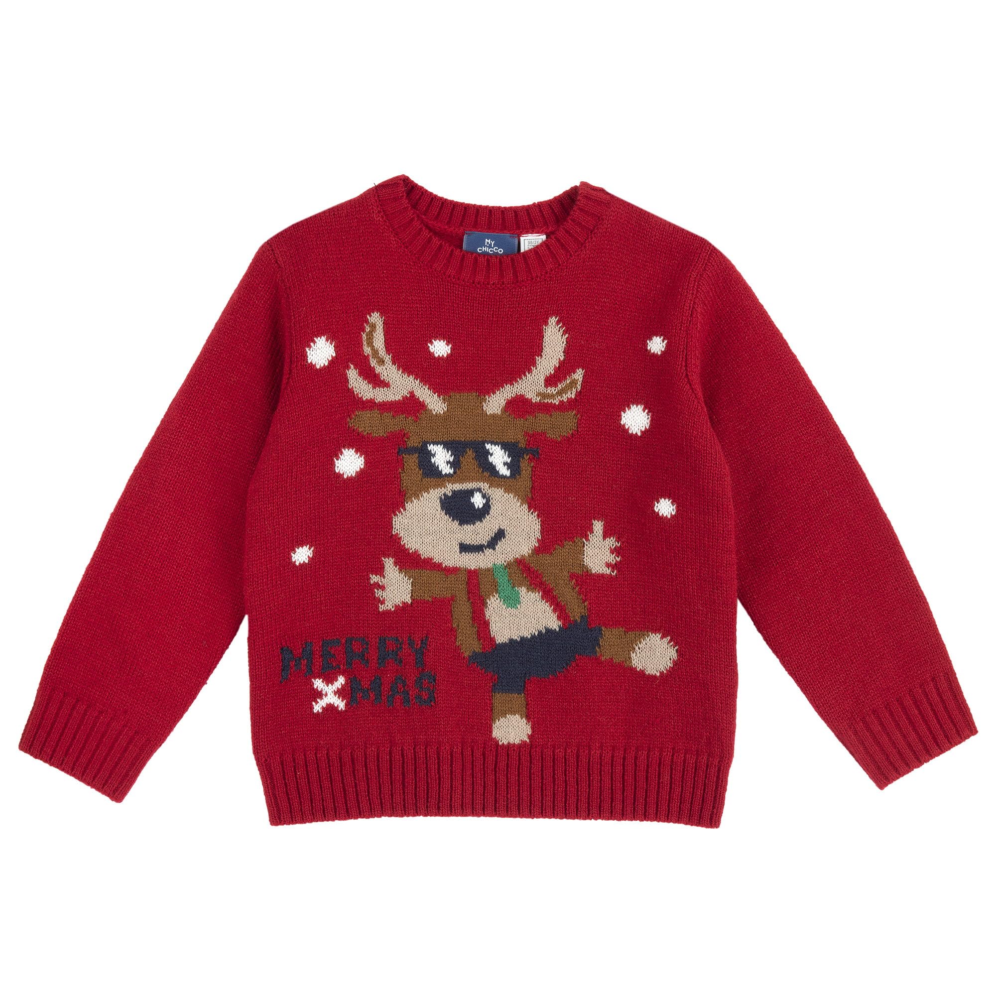 Chicco Jerséis de Punto Navideños Suéter Unisex niños