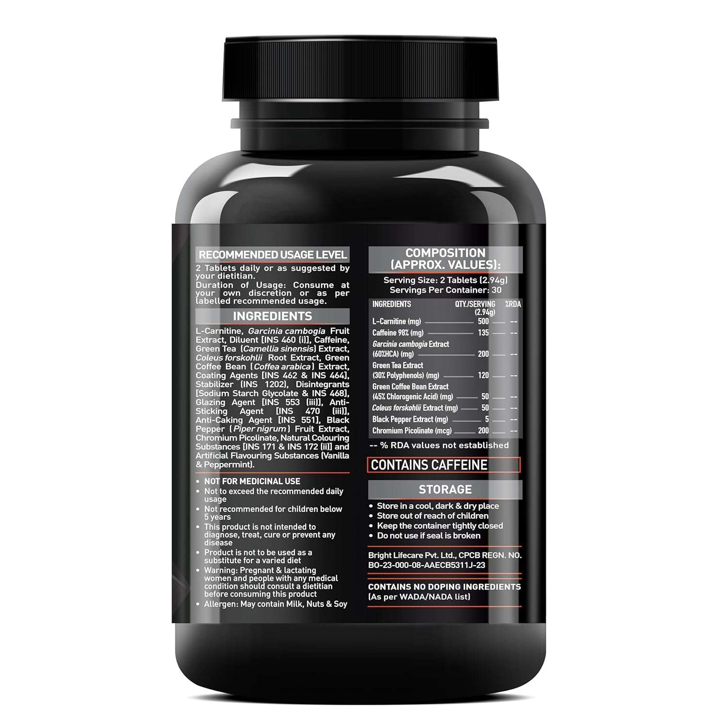 Buy Now Muscleblaze Mb-Burner Pro (60 Tablets) | L- Carnitine, Garci...