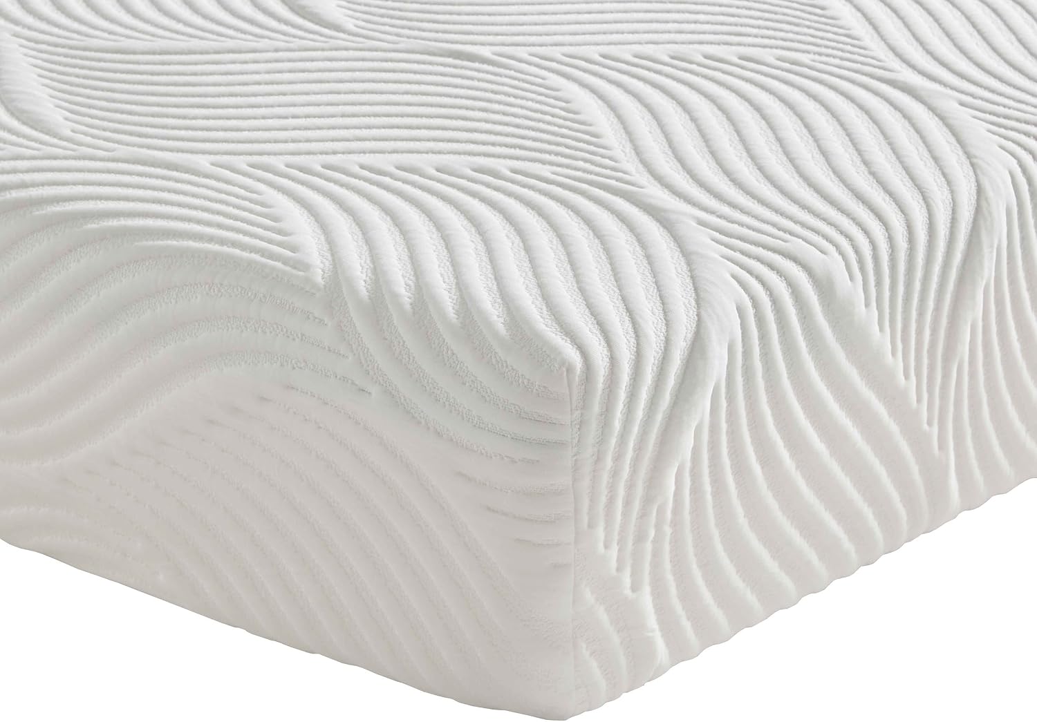 Lexicon Nocturne 10" Gel Infused Memory Foam Mattress, King, White