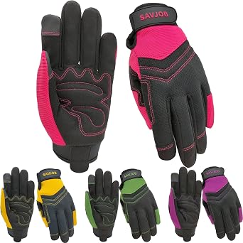 Safety Work Gloves for Men&Women,Mechanic Glove,Touchscreen,Gifts | Touchscreen,Durable Protection Palm,Spandex,Grip,Performance Fit,Machine Washable,Safety Gifts
