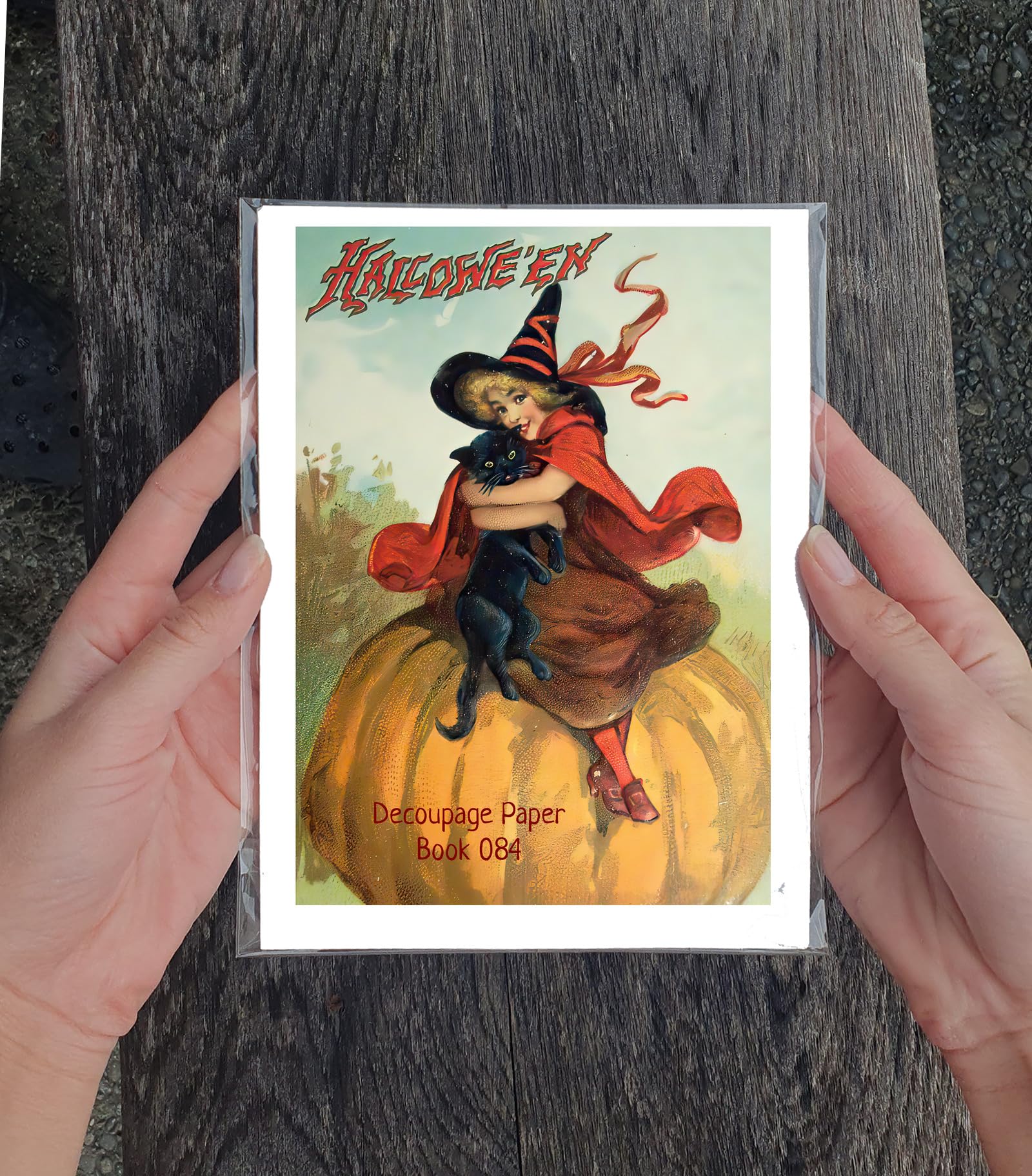 HALLOWEENヴィンテージ Vintage 90s Halloween Color Clings Window Decorations Witch