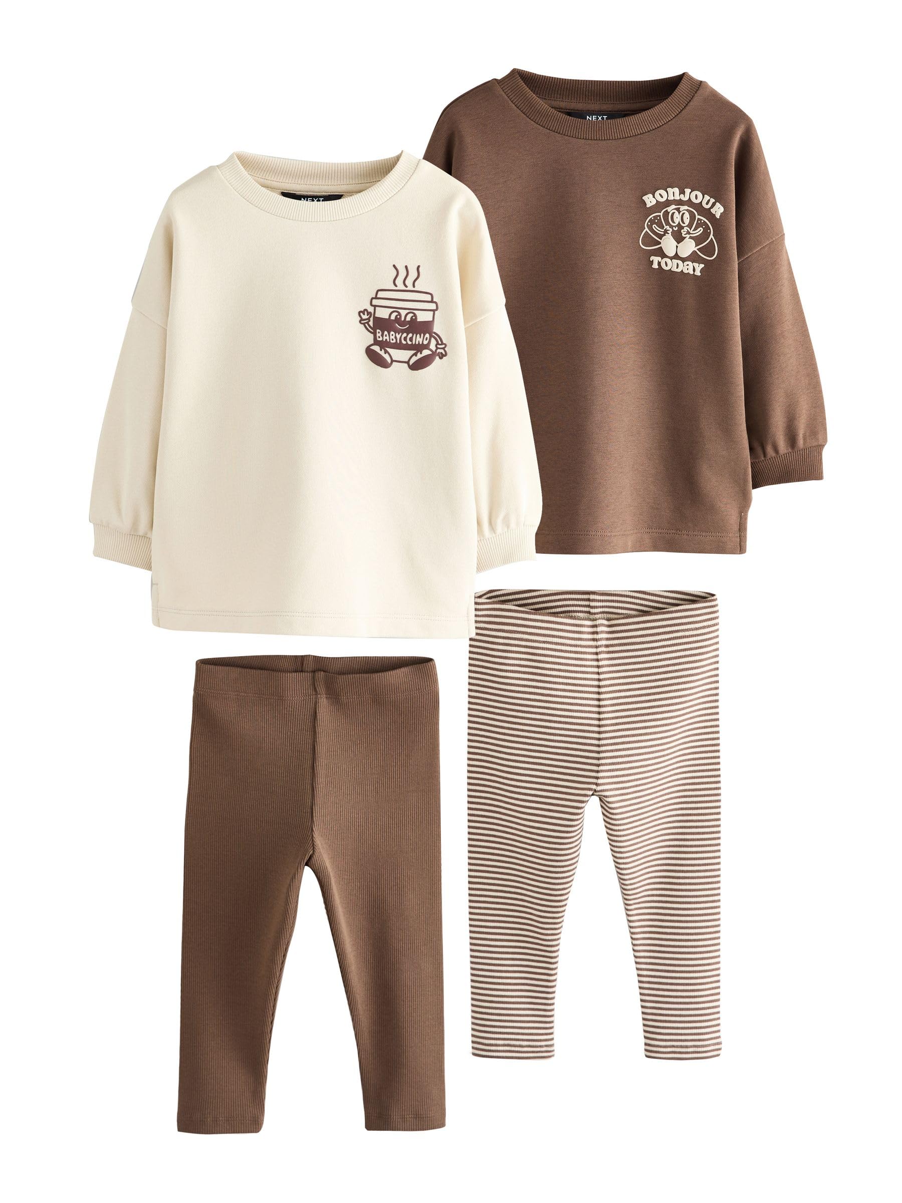 NEXT Jungen 2-teiliges Set mit Langarmoberteil und Leggings 62-122