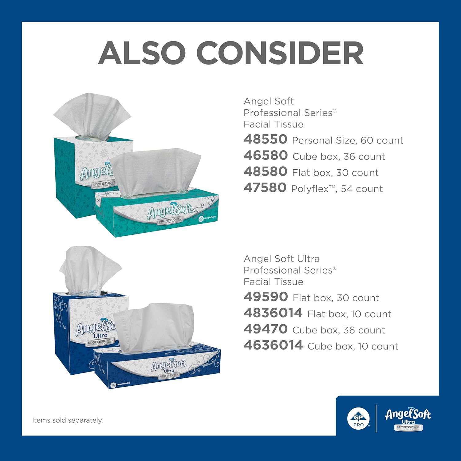 Georgia-Pacific Angel Soft Ultra Professional Series 2-Ply Embossed Toilet Paper by GP PRO (Georgia-Pacific), 16560, Paper, 60 Count (Pack of 1), White 24000 sheets per case