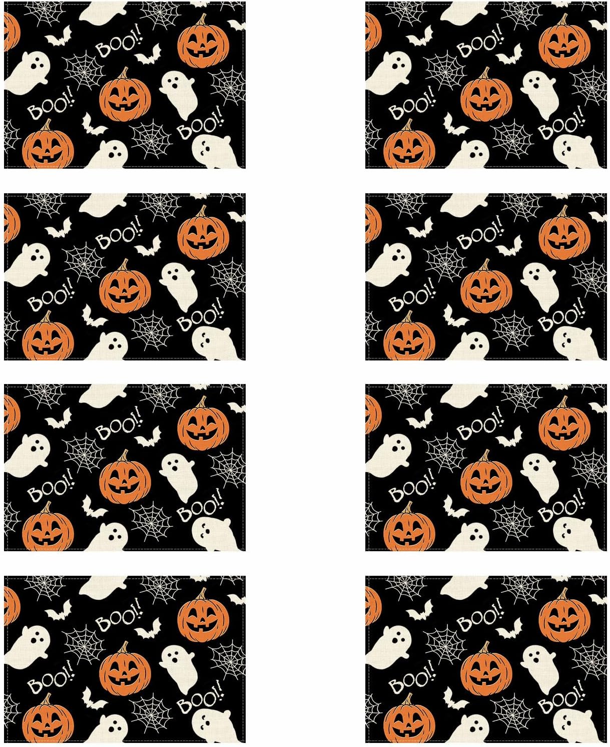XCHI Halloween Ghost Pumpkin Table Runner for Table Decoration 13x72 Inch