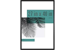 MCS Studio Gallery Frame, 27x40 Black Woodgrain (Single)