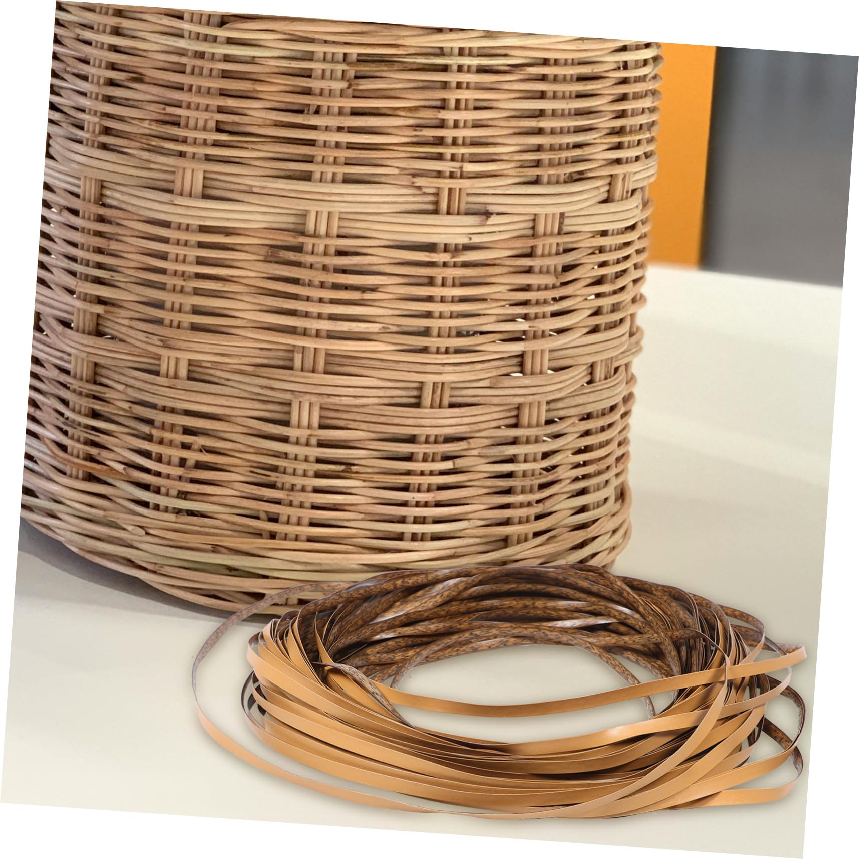 ORFOFE Kit de Réparation Rotin Synthétique pour Meubles de Jardin Lanières Résistantes pour Fauteuils et Tables Matériel de Restauration et Bricolage Facile pour Fissures et Décoloration