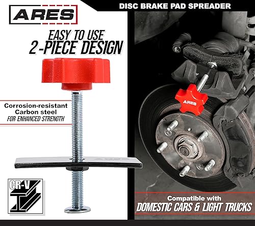Miniatura 3 de ARES 18014 - Esparcidor de pastillas de freno de disco - Herramienta de freno de disco práctica y ergonómica - Construcción de acero al carbono