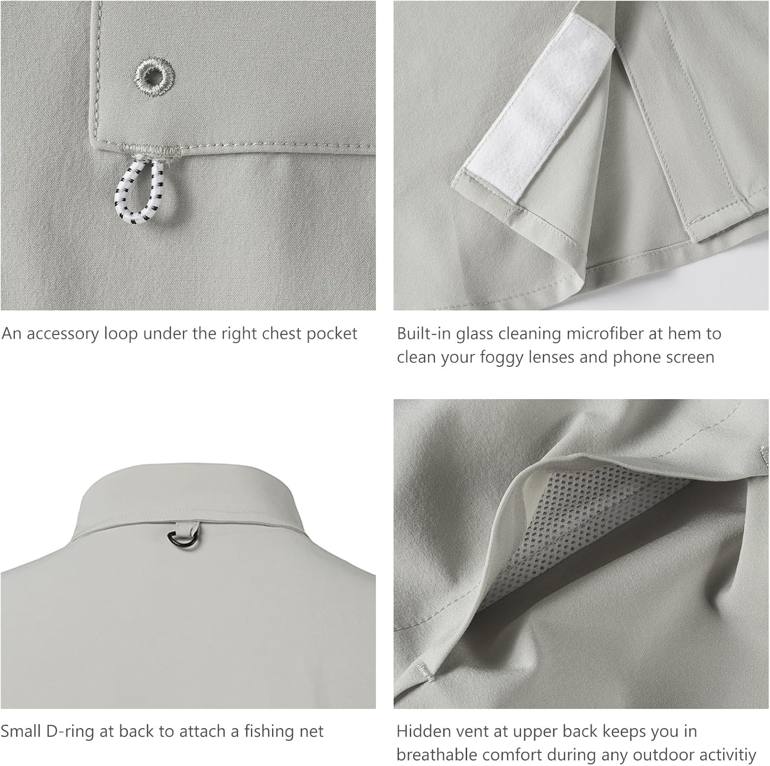 BASSDASH Women's UPF 50 Long Sleeve Fishing Hiking Button Down Shirt Performance Quick Dry FS21W - Image 5