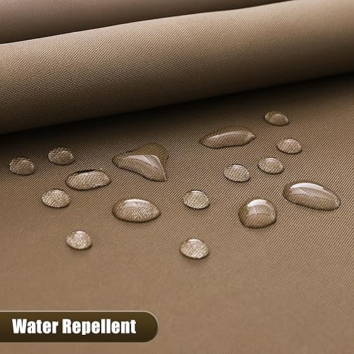 Miniatura 4 de OLANLY Juego de cortinas de ducha de lujo beige y blanco degradado con 12 ganchos, cortinas de ducha decorativas impermeables y lavables para baño,