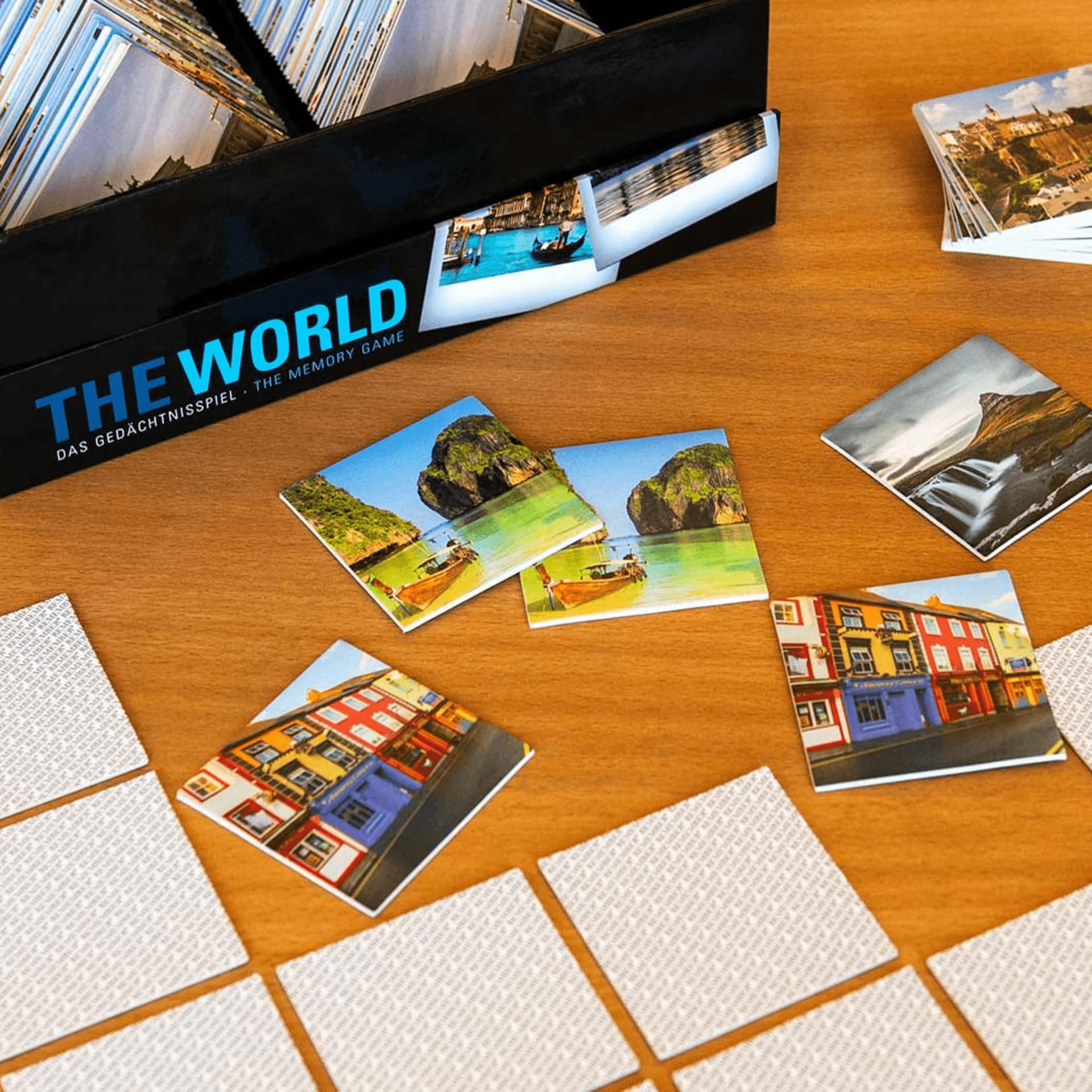 Remember Jeu de mémoire de Voyage du Monde - Jeu de mémoire pour Adultes et Enfants à partir de 4 à 44 Paires d'images - Boîte magnétique Pratique - Idée Cadeau pour Les Amateurs de Voyage