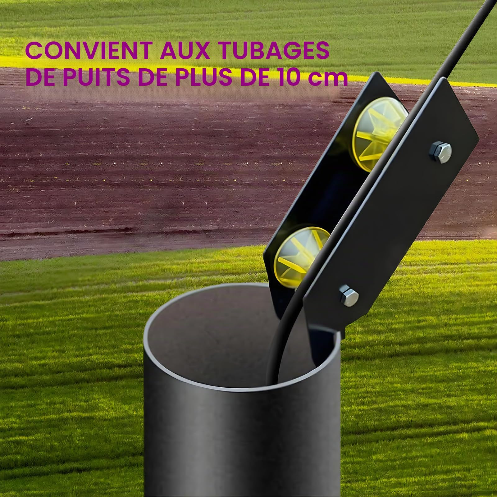 Outil De Traction Pour Pompe De Puits XJJ – Avec Rouleaux De Câbles, Aide à Tirer Ou Placer Sans Engins