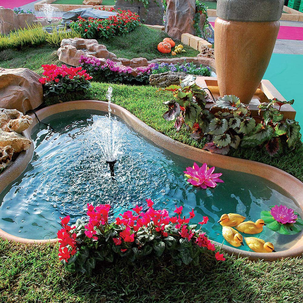 Giardini d'Acqua Kit Laghetto da Giardino Completo Modello Guadalupa, Misure Vasca 197 cm x 126 cm + Filtro Interno Uvc 1500 capacità 440Lt Pompa Inclusa