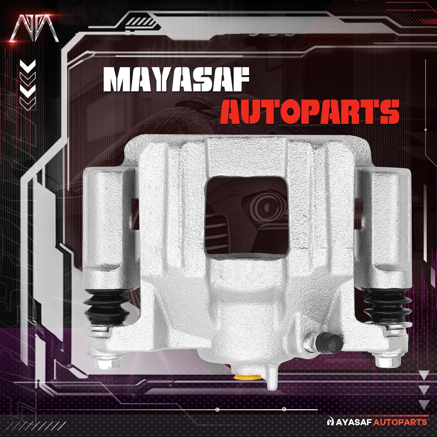 MAYASAF 19B3825 Rear Left Disc Brake Caliper Driver Side Caliper w/o Pads Fit for Honda Pilot 2009-2015