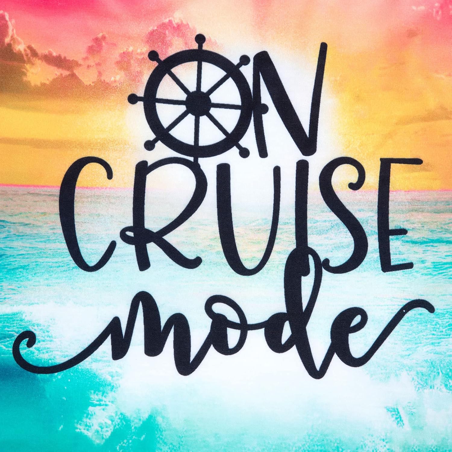 Cruise Mode Tank Women Summer Sleeveless Cruising Love Graphic Print T Shirt Boating Gifts Vacation Beach Shirt - Image 3