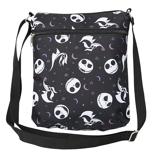 Disney Women Crossbody Bag Nightmare Before Christmas Jack Skellington AOP Sling