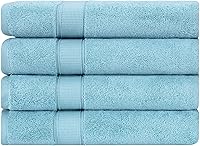 Vista 55 de Juego de 2 toallas de baño de lujo de La Hammam para baño, spa, gimnasio, ducha, piscina, dormitorio universitario Toallas de baño turcas