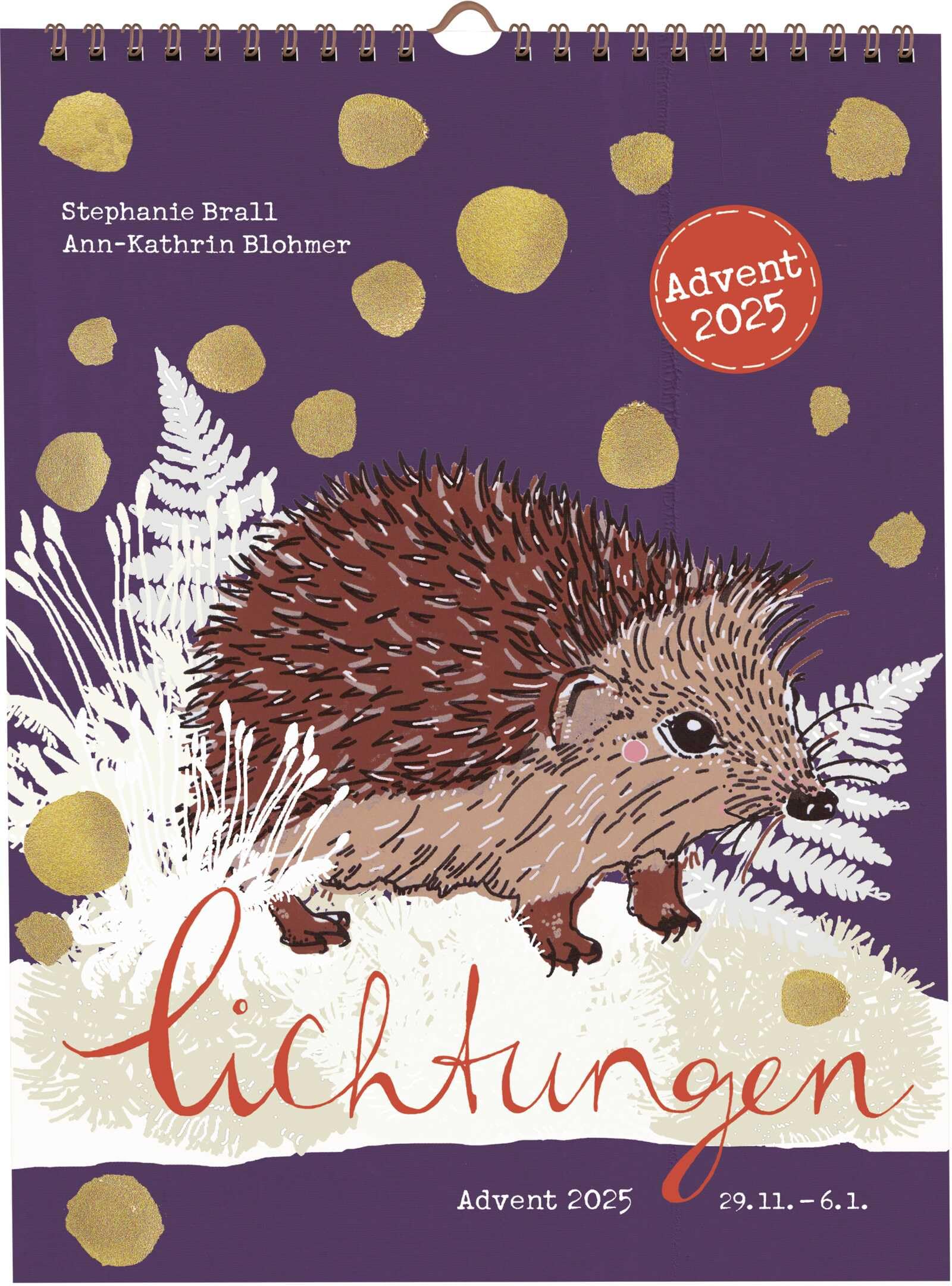Lichtungen Advent 2025: Adventskalender mit kreativen Ideen, Rezepten, Handlettering, Upcycling-Tipps u.v.m., vom 29.11.2025 bis zum 6.1.2026