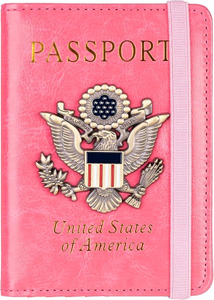TOURSUIT RFID Passport and Vaccine Card Holder in Pink