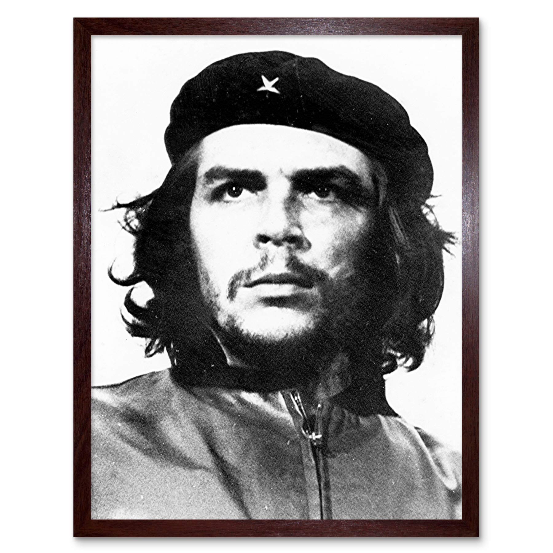 Korda Portrait Revolutionary Che Guevara Photo Art Print Framed Poster Wall Decor 12x16 inch