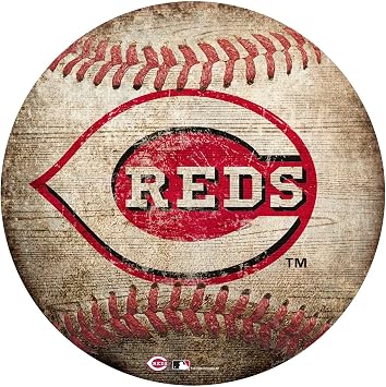 Cincinnati Reds 12" Baseball Shaped Sign