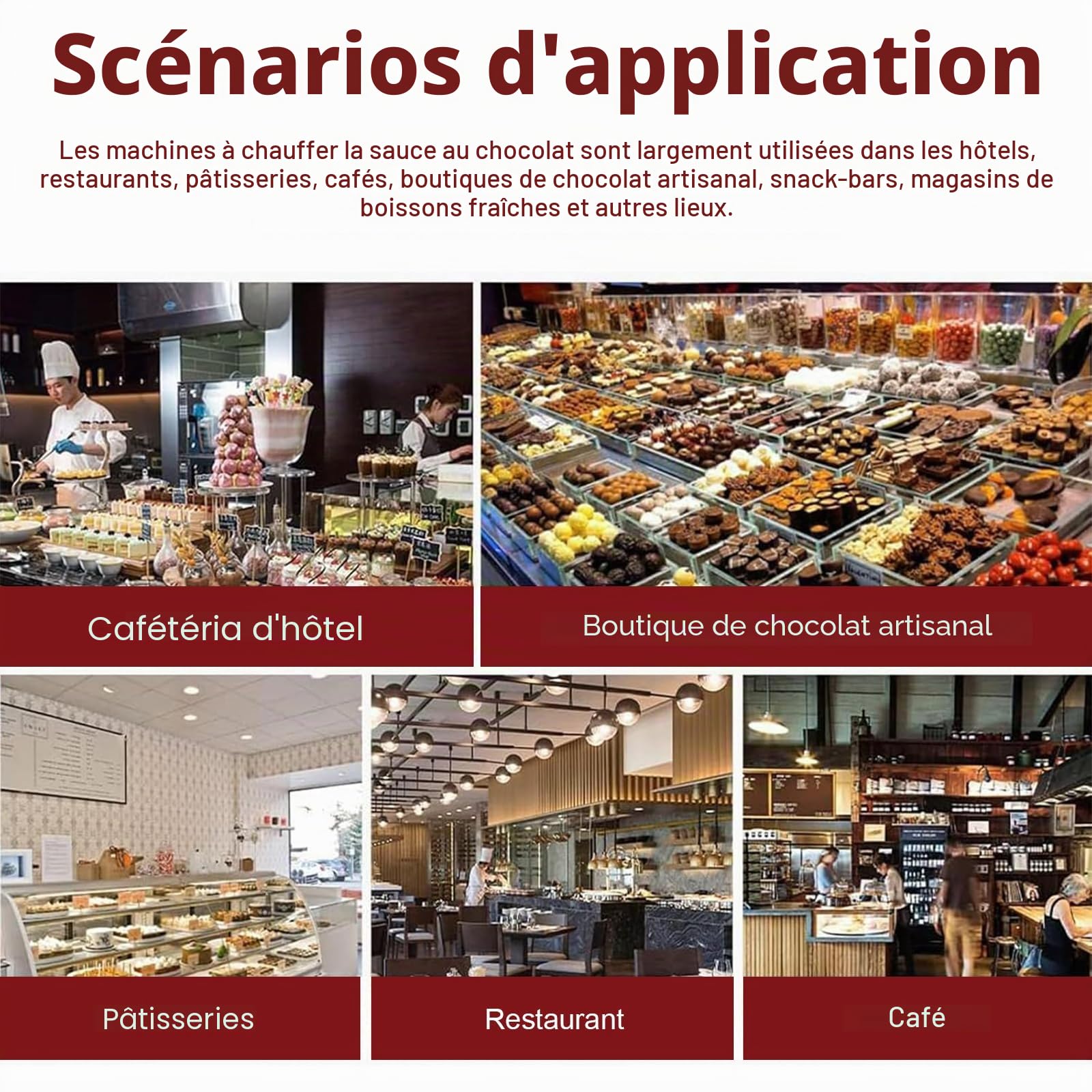 Chauffe-sauce électrique commercial avec 2 bouteilles à presser de 650 ml, distributeur de sauce électrique commercial, à température contrôlée, pour réchauffer le chocolat, le beurre et la confiture