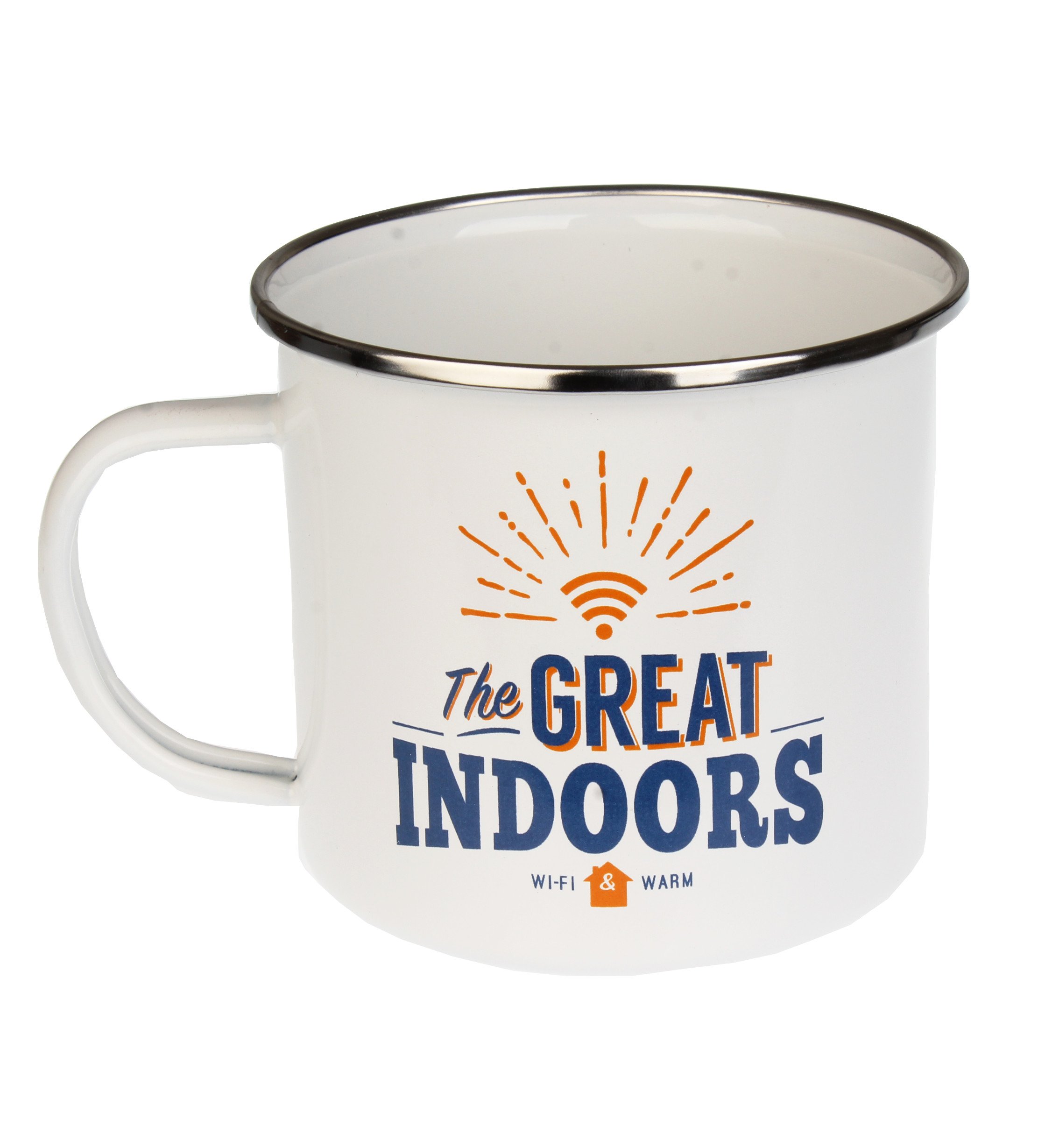 History & Heraldry Enamel Personalised Mug (Great Indoors)