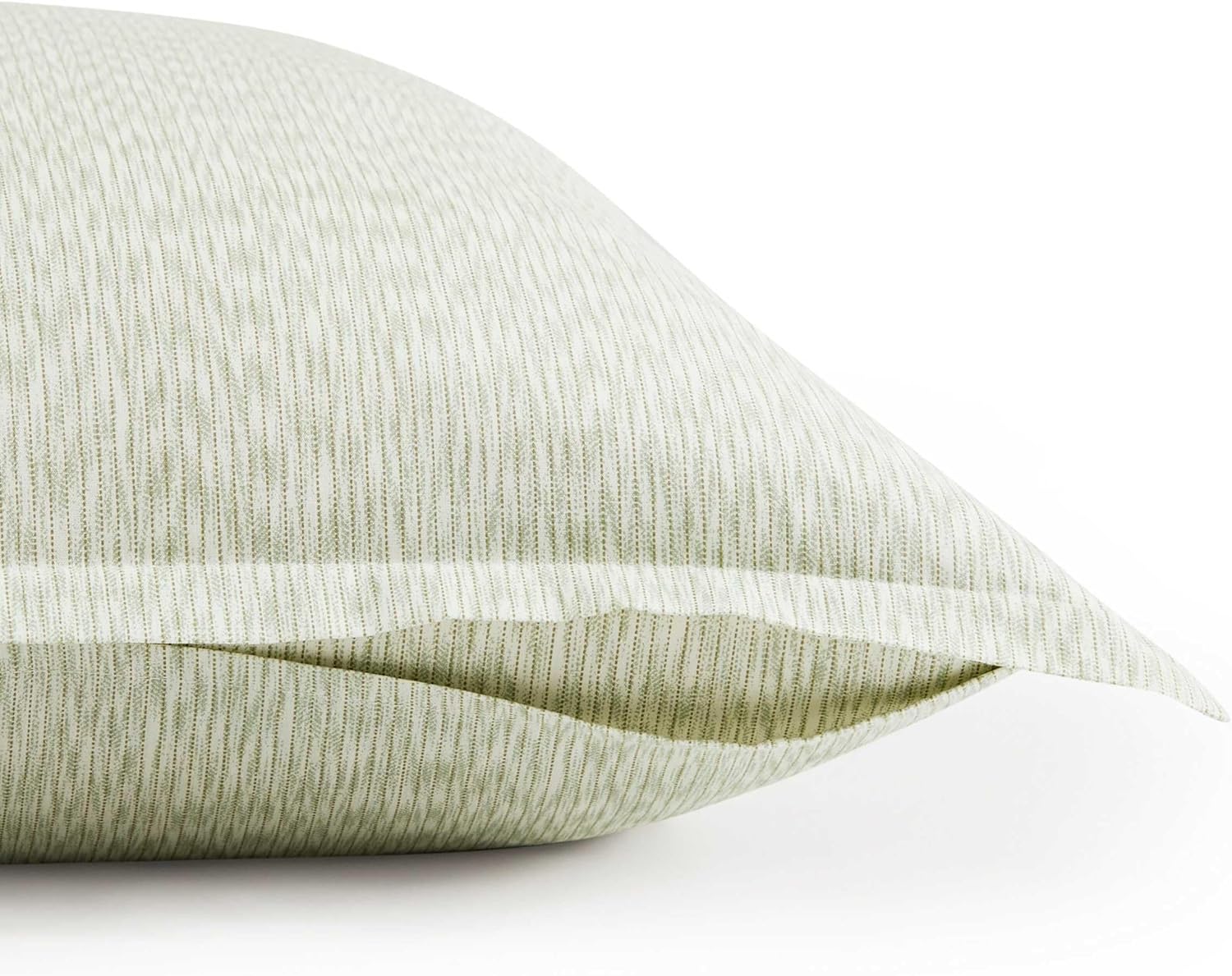 Tommy Bahama - Euro Sham, 100% Smooth & Breathable Cotton Pillow Cover, Topical Square Pillowcase with Self Flange & 8" Closure (Palm Paradise Texture Green, 26" x 26")