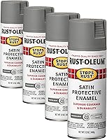 Vista 76 de Rust-Oleum 7732830 Stops Rust Pintura en Aerosol, 12 oz, Verde Cazador Satinado