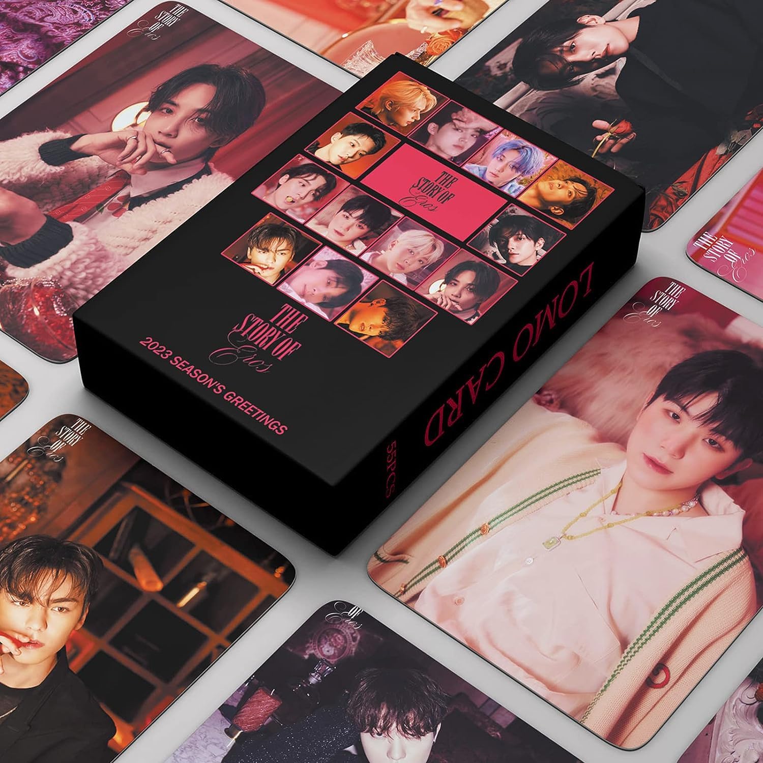 Pleaseedo 55 Pcs SEVENTEEN Photocards Set, SEVENTEEN 2023 Lomo