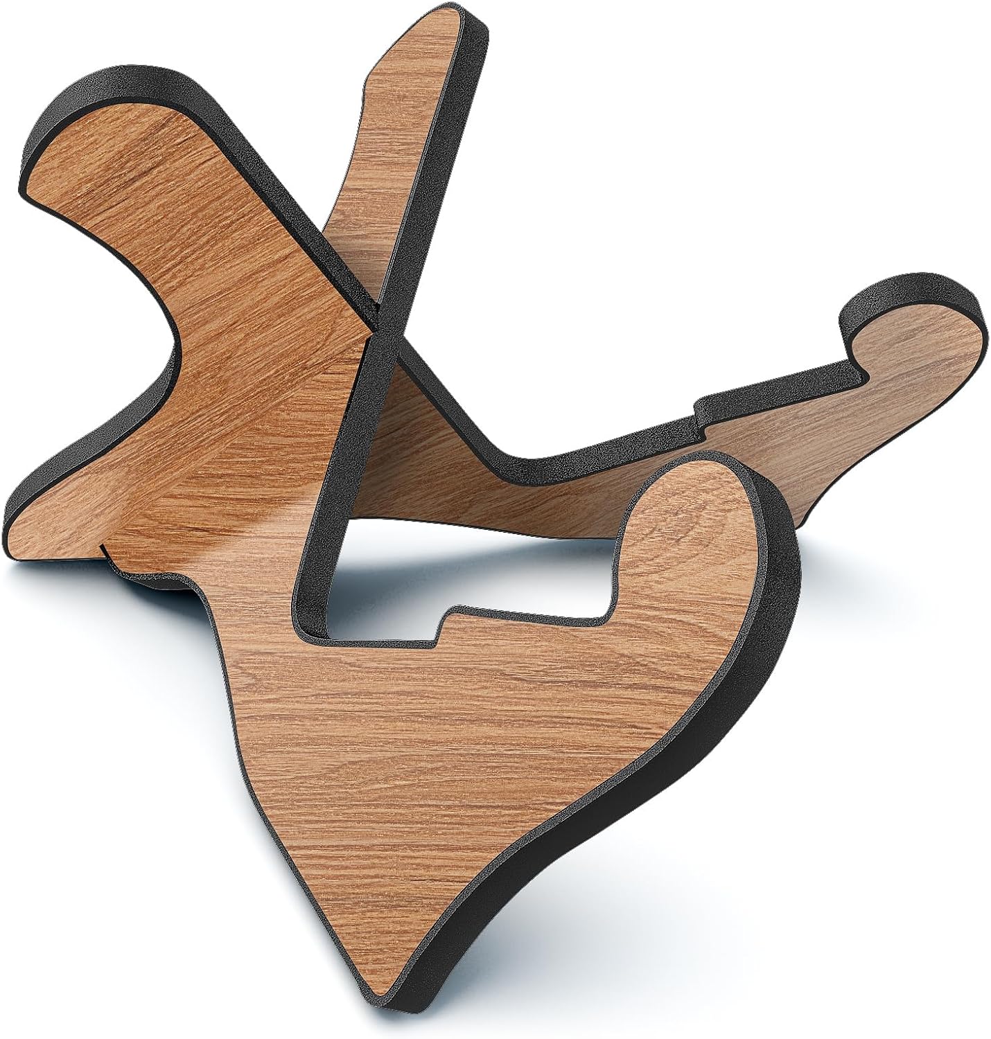 LALAOKS 2Pair Guitar Stand Wooden Guitar Stand Portable Folding Instrument Holder for Acoustic Classic Electric Bass