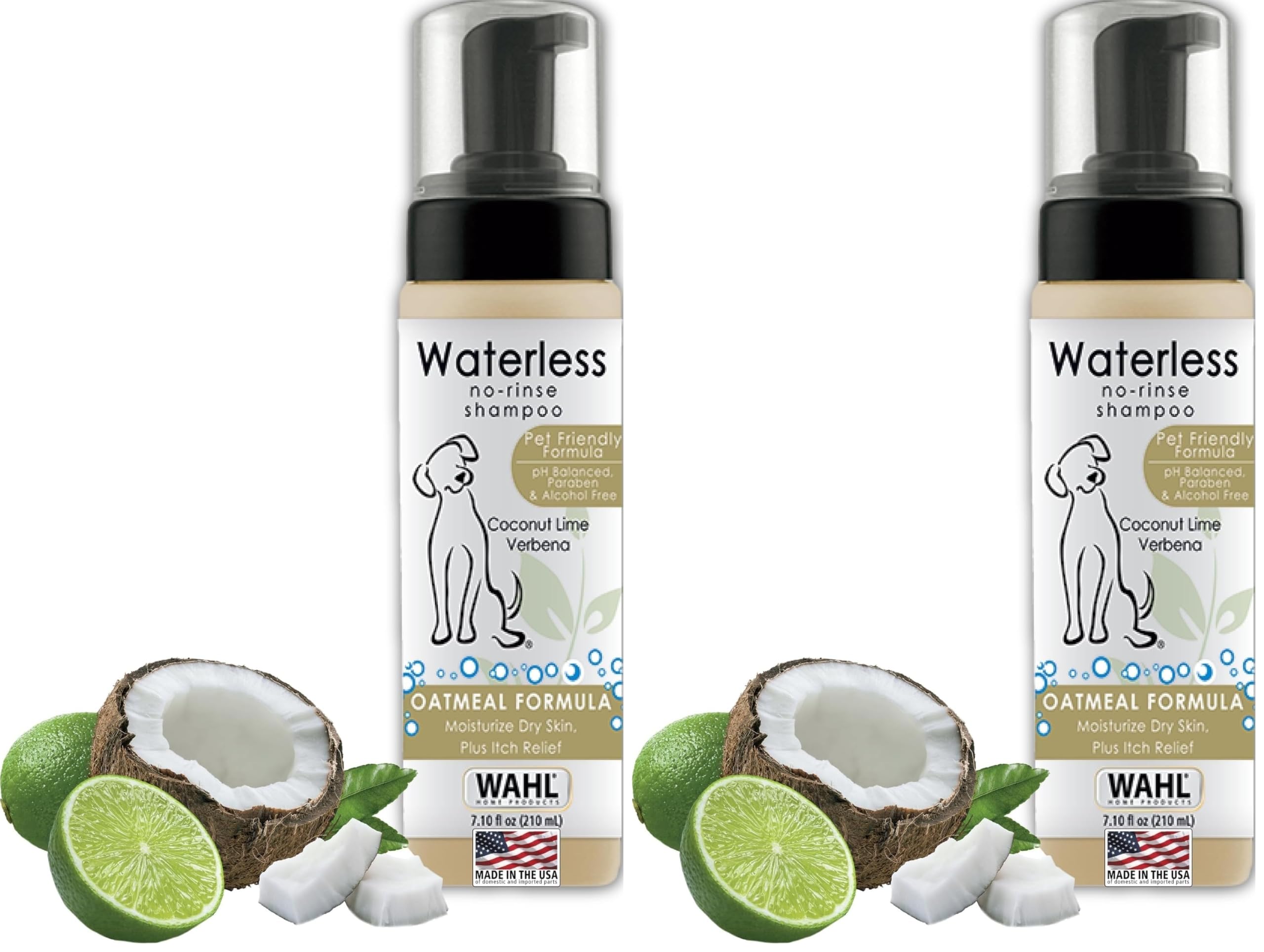 Wahl Waterless Shampoo Oatmeal & Coconut Lime Verbena