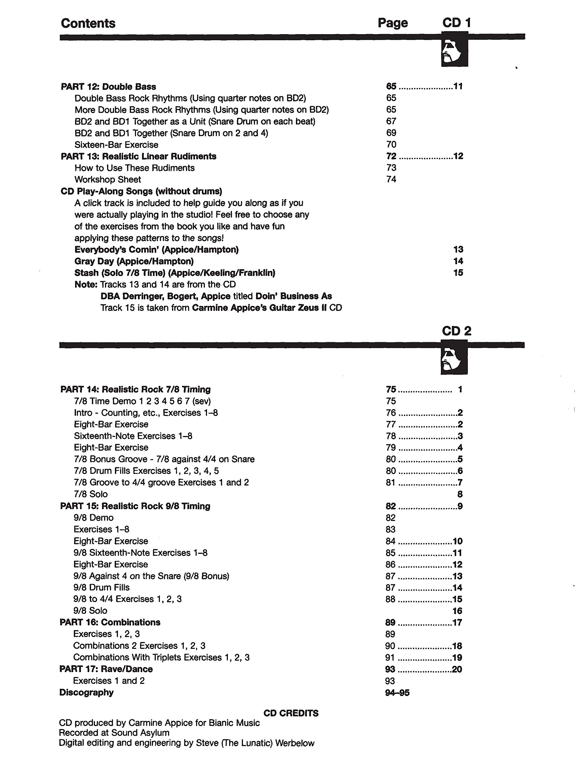 Ultimate realistic rock drum method - updated edition +cd