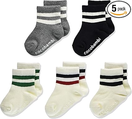 Amazon 5足組ベビー靴下クルー丈ソックス スポーティ2本ライン スベリ止め付 9 14 ソックス ブーティ ファッション 通販 Amazon 5足組ベビー靴下クルー丈ソックス スポーティ2本ライン スベリ止め付 9 14 ソックス ブーティ ファッション 通販