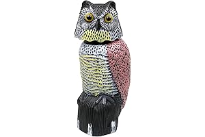 Galashield Owl Decoy: Scare Birds with a Realistic Decoy